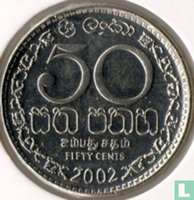 Sri Lanka 50 cents 2002 - Image 1