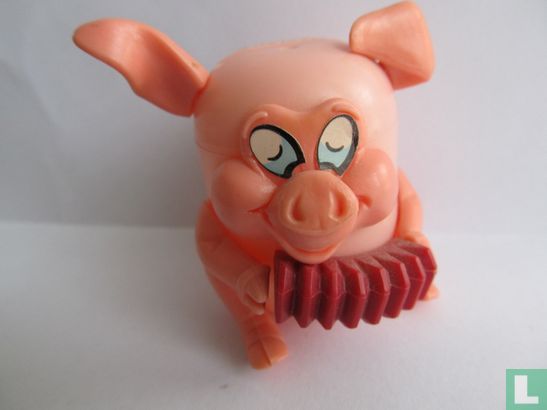 Schwein mit Akkordeon