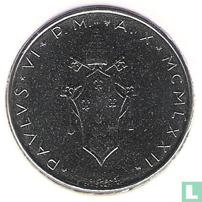 Vatican 50 lire 1972 - Image 1