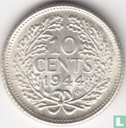 Nederland 10 cents 1944 (S) - Afbeelding 1