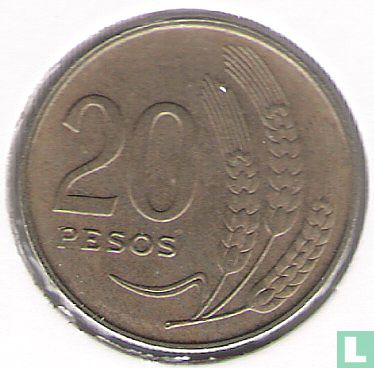Uruguay 20 pesos 1970 - Image 2