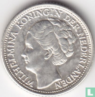 Nederland 10 cents 1943 (type 1 - eikel en P) - Afbeelding 2