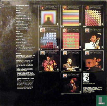 Jazz Spectrum, Vol. IX Gene Krupa - Afbeelding 2