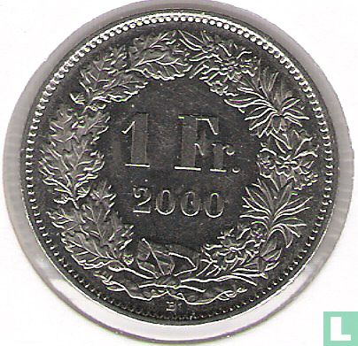 Switzerland 1 franc 2000 - Image 1