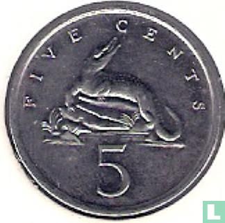 Jamaika 5 Cent 1987 - Bild 2