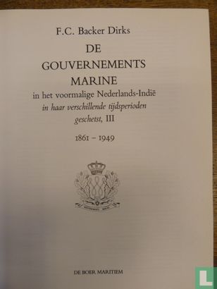 De Gouvernements Marine - deel III  - Image 3