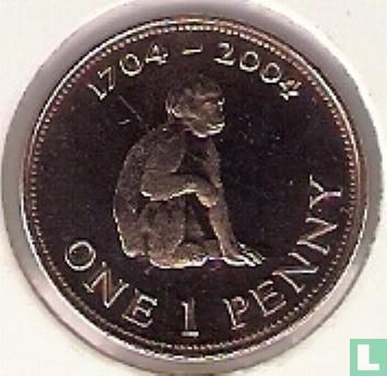 Gibraltar 1 penny 2004 "300th anniversary British occupation of Gibraltar" - Image 2