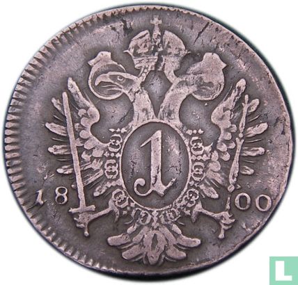Austria 1 kreuzer 1800 (S) - Image 1