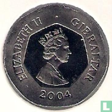 Gibraltar 20 pence 2004 "300th anniversary British occupation of Gibraltar" - Afbeelding 1