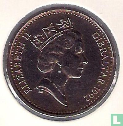 Gibraltar 2 pence 1992 (AA) - Image 1