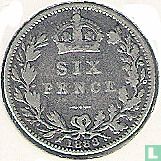 Verenigd Koninkrijk 6 pence 1888 - Afbeelding 1