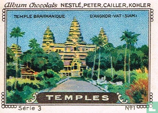 Temple Brahmanique d'Angkor-Vat (Siam)