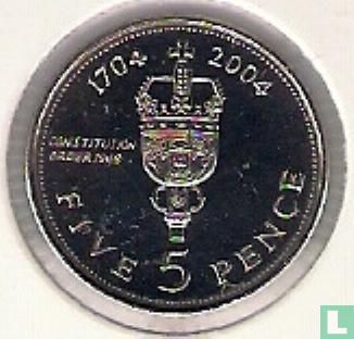 Gibraltar 5 Pence 2004 "300th anniversary British occupation of Gibraltar" - Bild 2