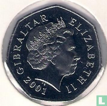 Gibraltar 50 Pence 2001 (AB) - Bild 1