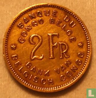 Belgian Congo 2 francs 1946 - Image 2