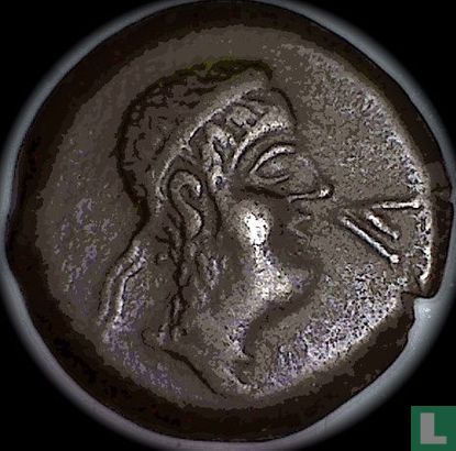 Castulo, Spain - Roman Empire  AE20  Semis  200-100 BCE - Image 1