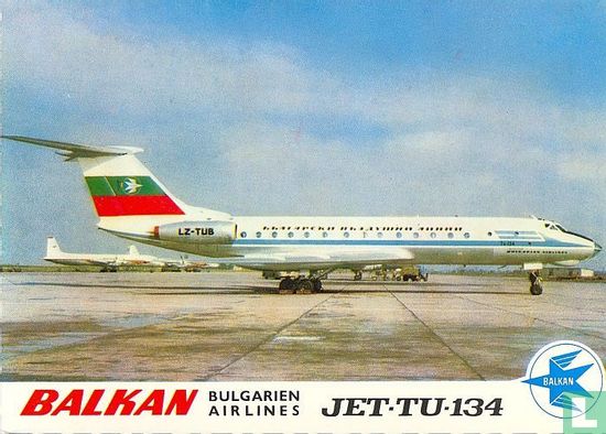 BALKAN Bulgarian Airlines - Tupolev TU-134