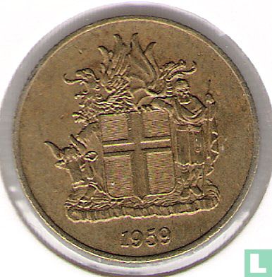 Islande 1 króna 1959 - Image 1