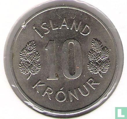 IJsland 10 krónur 1969 - Afbeelding 2