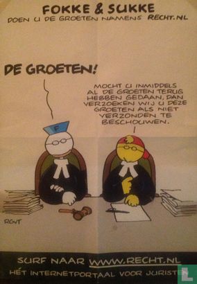 Fokke & Sukke doen u de groeten namens rechten.nl