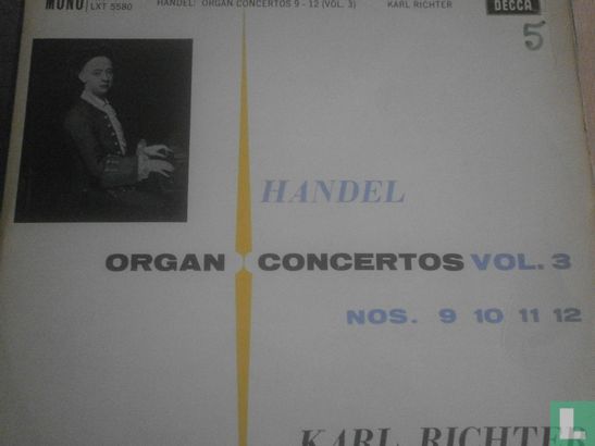 Händel organ concertos vol.3 - Afbeelding 1