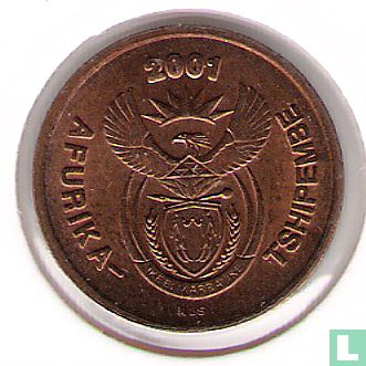 South Africa 2 cents 2001 - Image 1