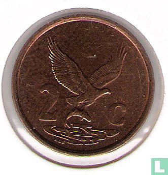 Afrique du Sud 2 cents 2001 - Image 2