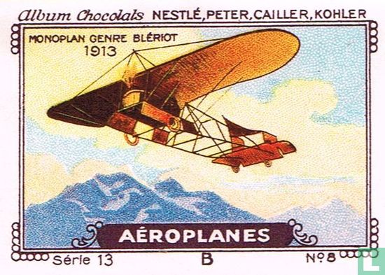 Monoplan genre Blériot 1913
