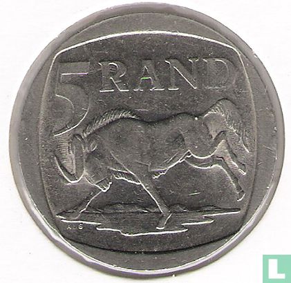 Zuid-Afrika 5 rand 2002 - Afbeelding 2
