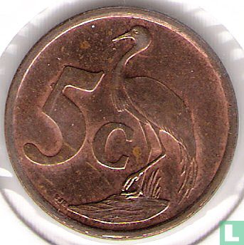 Zuid-Afrika 5 cents 2000 (oude wapen) - Afbeelding 2