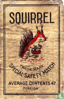 Squirrel special safety match