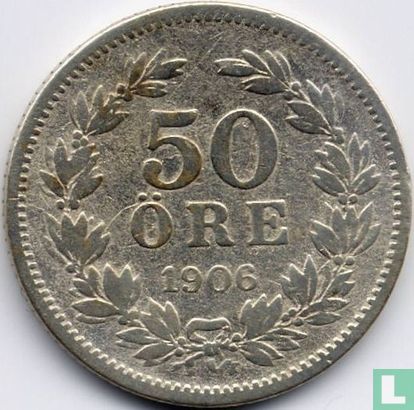 Zweden 50 öre 1906 - Afbeelding 1
