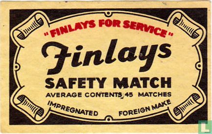 Finlays safety match 