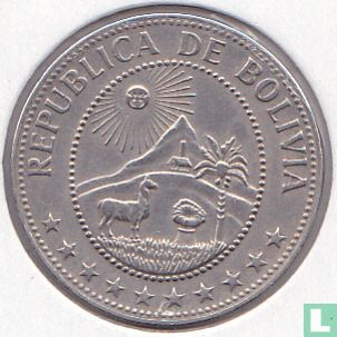 Bolivien 50 Centavo 1972 - Bild 2
