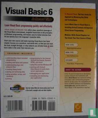 Visual Basic 6 In Record Time - Afbeelding 2