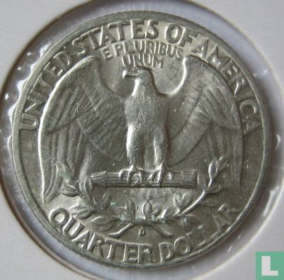 United States ¼ dollar 1952 (D) - Image 2