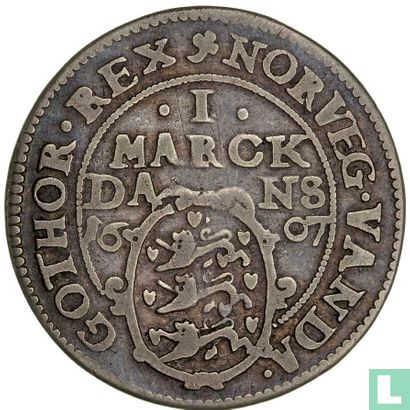 Denmark 1 marck 1607 (Copenhagen) - Image 1