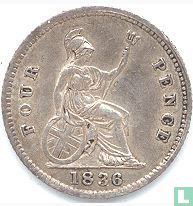 France 4 pence 1836 - Image 1