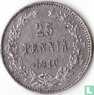 Finlande 25 penniä 1910 - Image 1