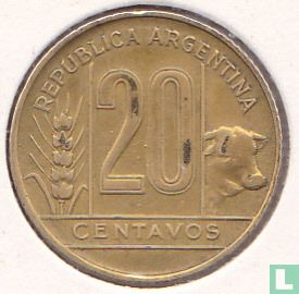 Argentina 20 centavos 1942 (aluminum-bronze - type 1) - Image 2