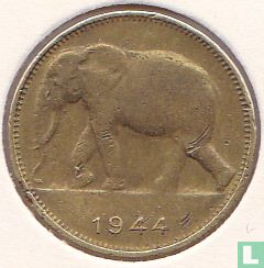 Belgisch-Congo 1 franc 1944 - Afbeelding 1