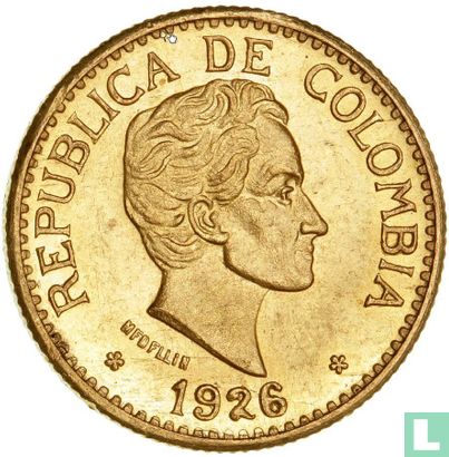 Kolumbien 5 Peso 1926 (MFDFLLIN) - Bild 1