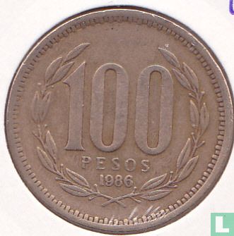 Chili 100 pesos 1986 - Afbeelding 1