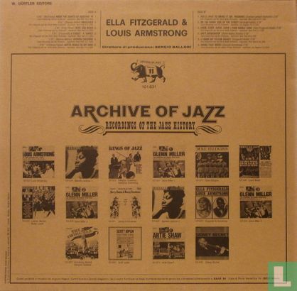 Ella Fitzgerald & Louis Armstrong - Archive off Jazz Volume 11 - Afbeelding 2