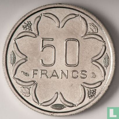 États d'Afrique centrale 50 francs 2003 - Image 2