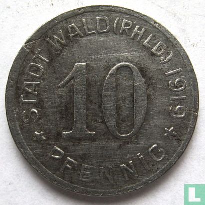 Wald 10 pfennig 1919 - Image 1