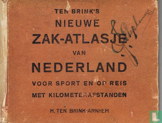Ten Brink's nieuwe Zak-Atlasje van Nederland voor sport en op reis - Afbeelding 1