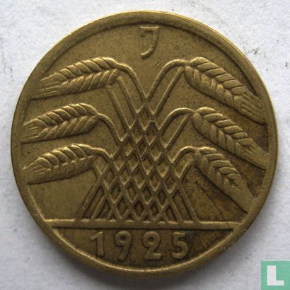 Duitse Rijk 5 reichspfennig 1925 (J) - Afbeelding 1