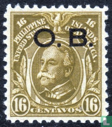 Famous persons, with overprint