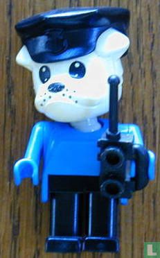 Lego fab2b Fabuland Figure Bulldog 2 with Police Hat